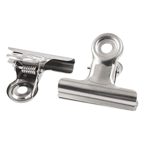 Uxcell Stainless Steel File Binder Clips Clamps, 2