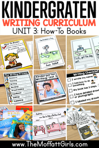 Kindergarten Writing: How-To Books Unit of Study