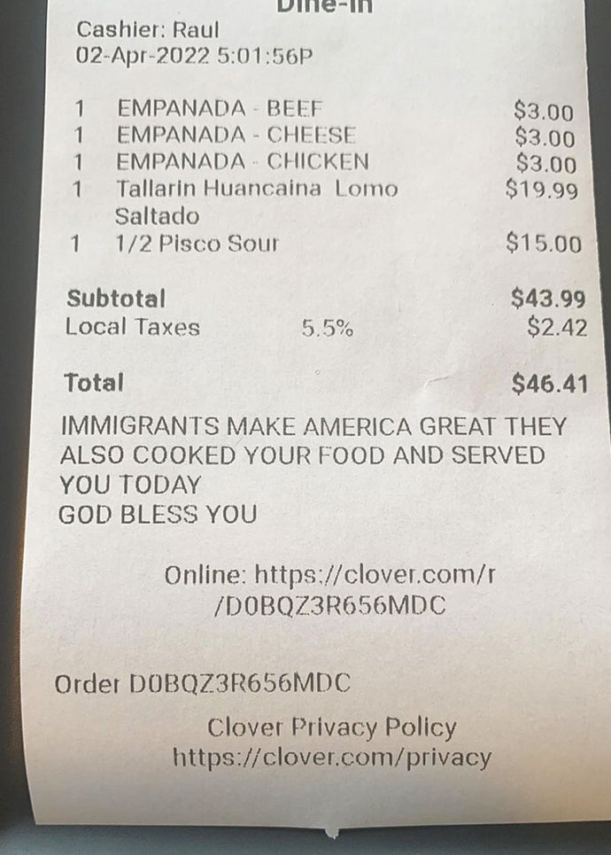 76 Interesting Receipts That People Came Across And Just Had To Share Online