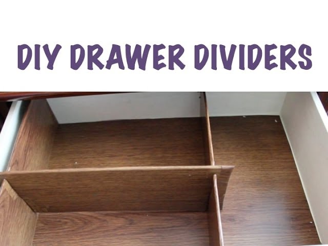 CHEAP ORGANIZING: DIY Drawer Dividers by Do It On A Dime (6 years ago)