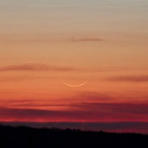 Young moon on April 20: Will you see it under a day old?