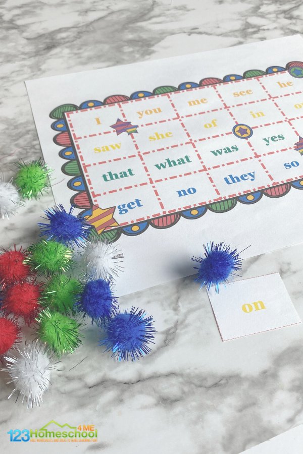 Guess Who? Sight Words Game