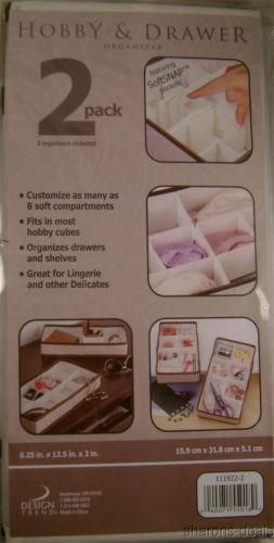 Design Trend Hobby Drawer Organizer 2 Pack Custom 6
