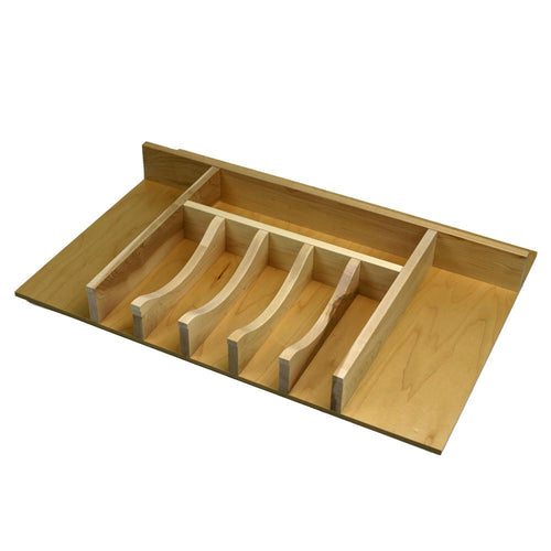 Classic Series - Style C -Wide Silverware (Flatware) Organizer (C-FW-W-201)  Drawer Interior Size Range: Width 21 1/4