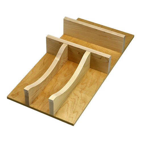 Classic Series - Style B -Narrow Silverware (Flatware) Organizer (B-FW-N-201)   Drawer Interior Size Range: Width 8 3/4