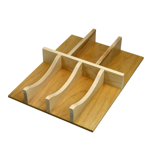 Classic Series - Style A -Standard Silverware (Flatware) Organizer (A-FW-ST-201)   Drawer Interior Size Range: Width 11 9/16