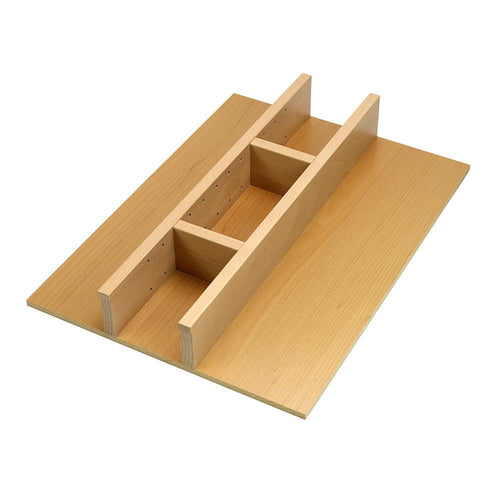 Craftsman Series - Style H Narrow Utensil Organizer  (H-UC-N-02) Drawer Interior Size Range: Width 13 1/4