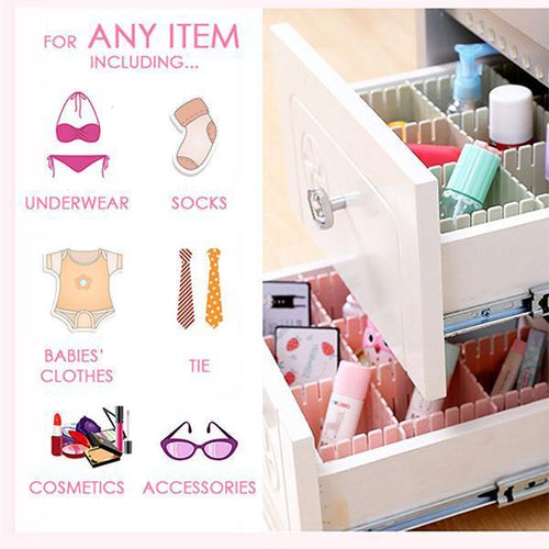 Adjustable Drawer Organizer (Set of 4)