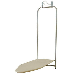 Budget friendly bs portable ironing board for space saving door hanging folds up or down storage solution fit apartments offices kitchen easy to use small steel cotton ebook by bada shop