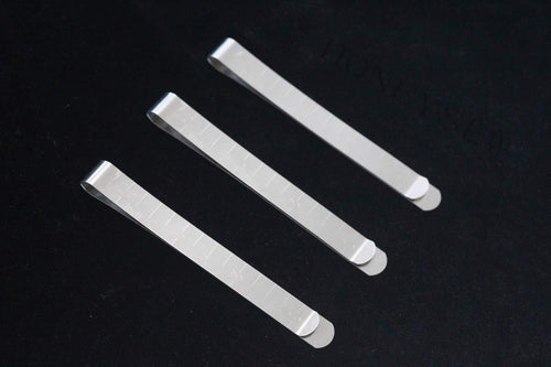 HONEYSEW Quilting Clips Box of 20 Stainless Steel Hemming Clips 3 Inches Measurement Ruler Sewing Clips for Wonder Clips Pinning and Marking Sewing Project