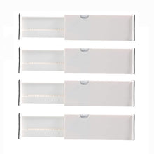 Order now kingrol 4 pack adjustable drawer organizer dividers with foam ends for kitchen dresser bedroom bathroom office storage