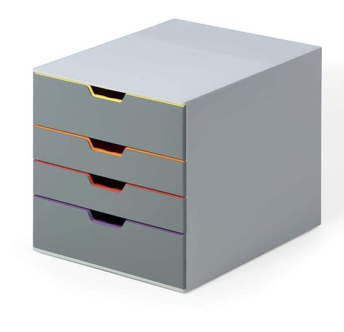 DURABLE Desktop Drawer Organizer (VARICOLOR 4 Compartments with Removable Labels) 11