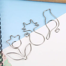 Cute Paper Clips-12 Pieces Stainless Steel Paperclips. Different Funny Animal Shape paper Clips Bookmark, Page Marker for Office School Supplies -Gifts Idea for Kids and Girls