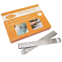 HONEYSEW Quilting Clips Box of 20 Stainless Steel Hemming Clips 3 Inches Measurement Ruler Sewing Clips for Wonder Clips Pinning and Marking Sewing Project