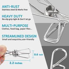Chip Clips Chip Clips for Bags All-Purpose Air Tight Seal Good Grip Clips Cubicle Hooks for Office School Home Kitchen (20 pack-6cm)