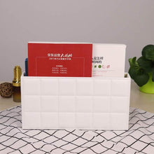 Try ladder multifunctional tissue box cover pu leather pen pencil remote control holder office desk organizer white soft sheep
