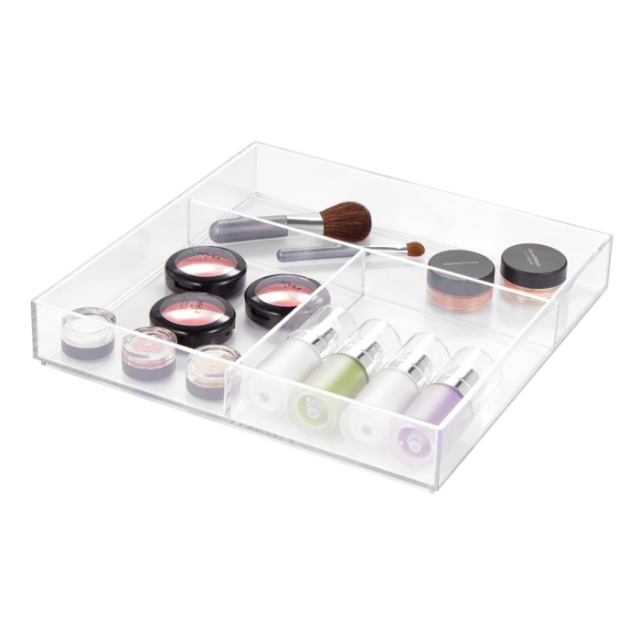 Clarity Square Divided Drawer Organizer