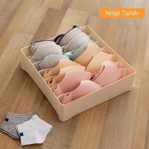Dormitory closet organizer for socks underwear bra foldable drawer organizer